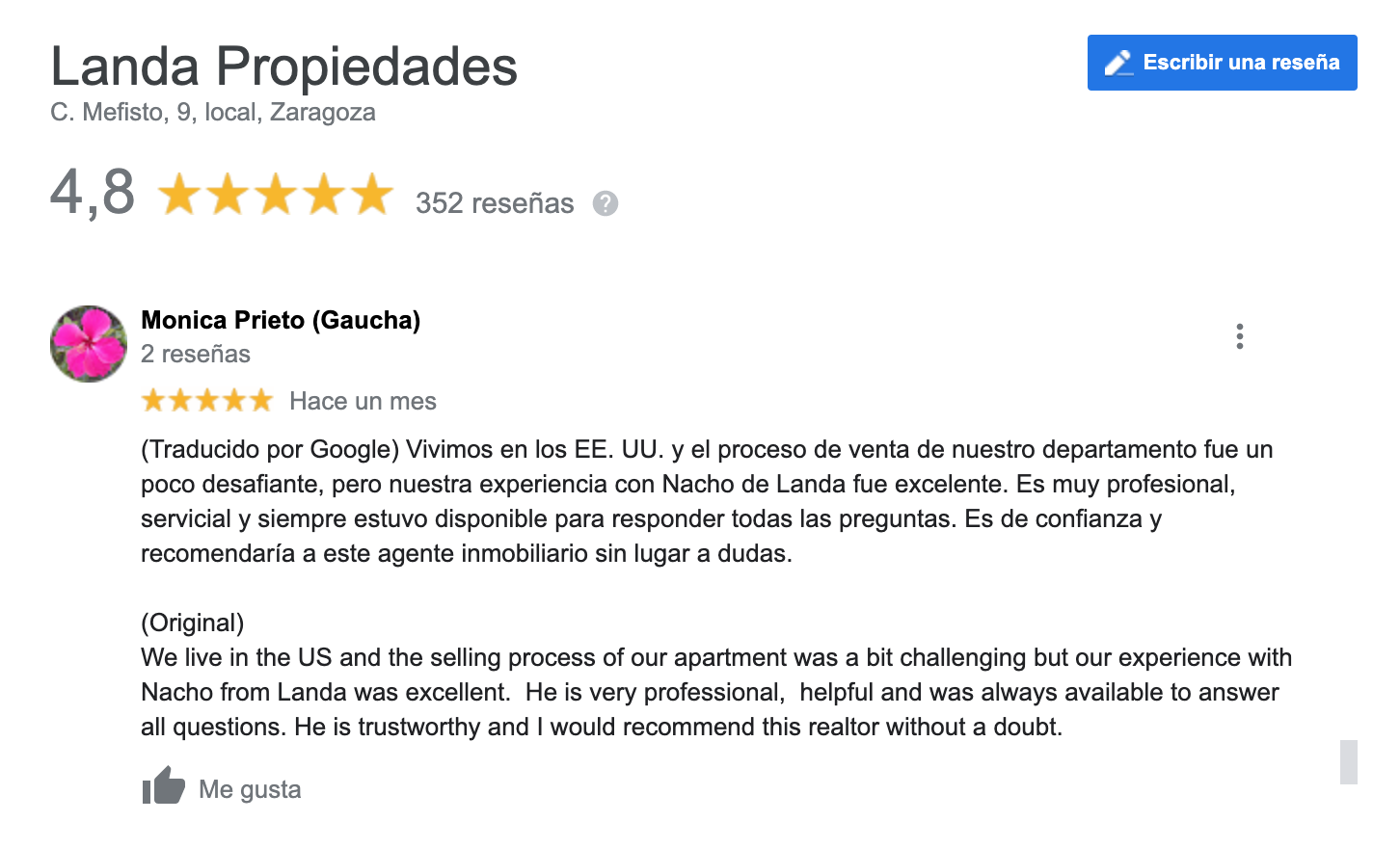 Vendida una vivienda con herencia extracomunitaria y a distancia en Zaragoza 6 Captura de pantalla 2022-03-17 a las 10.38.30