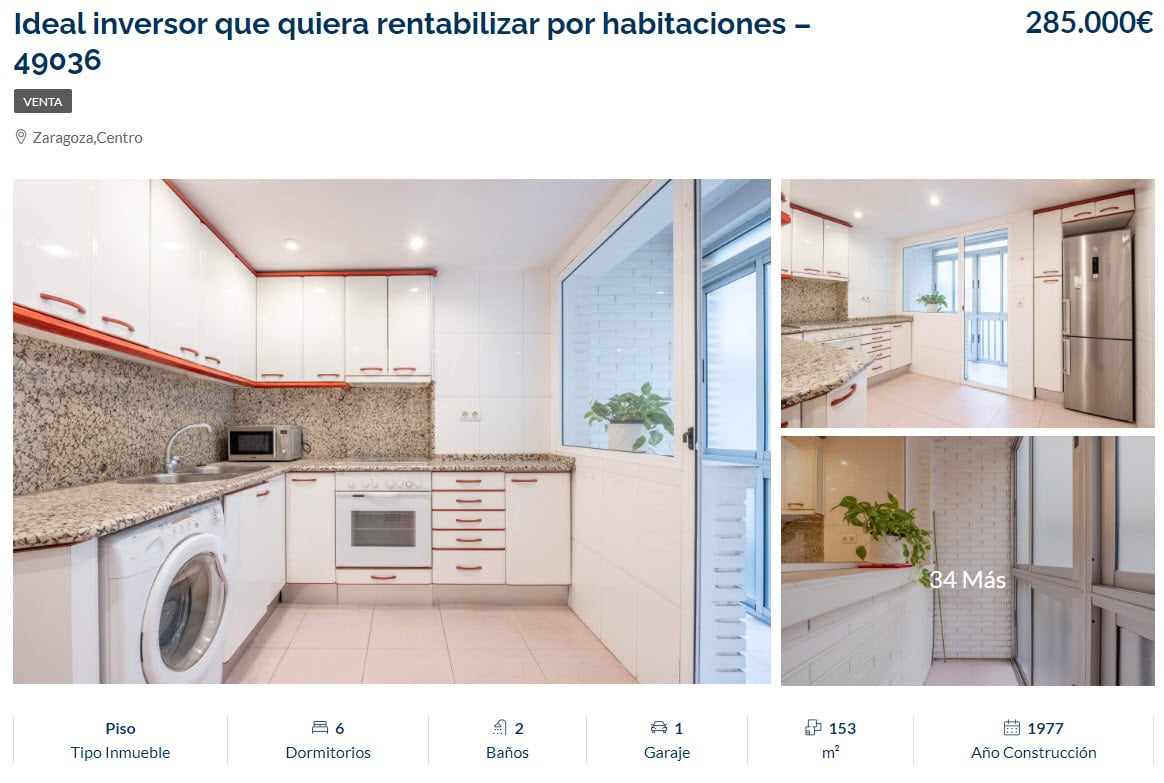 Ideal inversor que quiera rentabilizar por habitaciones – 49036 